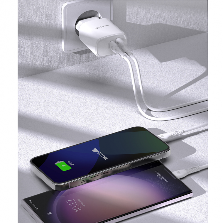 폴더블초고속충전기 2포트 USB-C+USB-A 25W C타입케이블 갤럭시 Z플립7 제트플립7 Z폴드7 제트폴드7 충전기