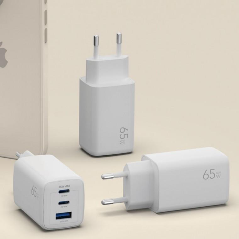 VO 65W 멀티 초고속충전기 3포트 CtoC타입 PD 100W 초고속충전케이블포함