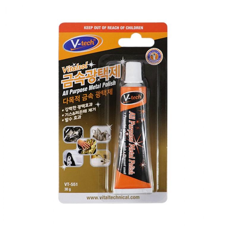 VT-551 금속 광택제 30g-H/코팅제/자동차/기스/찌든때제거/발수/보석/악기/알루미늄