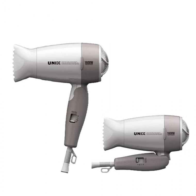 유닉스 UN-A1405 접이식 헤어드라이어 1600W 이온발생 미니 드라이기 휴대용 가정용