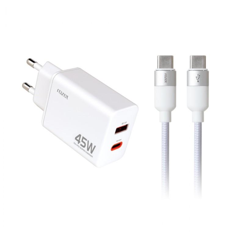 rozet 초고속충전기 GAN 45W PD 멀티 C타입 RX-5960 CC