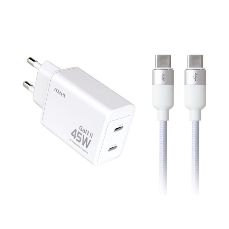 rozet 초고속충전기 GAN 45W PD 멀티 C타입 RX-5970 CC