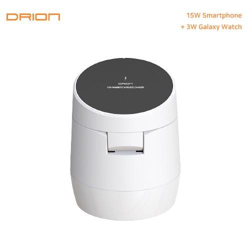 드리온 15w 2in1 무선 충전기 (갤럭시워치) (C-TYPE) (케이블미포함) DR-2IN1-SAM-WATCH
