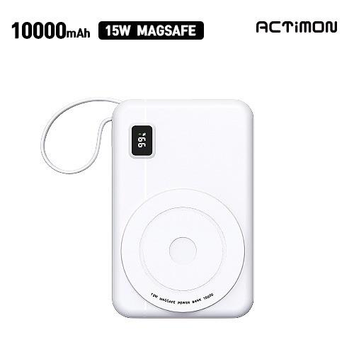[후니케이스] 엑티몬 고속 맥세이프 보조배터리 10000mAh(C-TYPE) MON-MAG-15W-10000