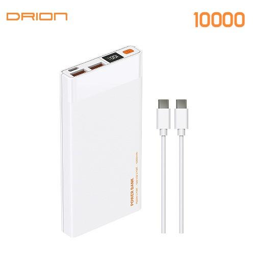 [후니케이스] 드리온고속 보조배터리 10000mAh C to C D-PD20W-10000