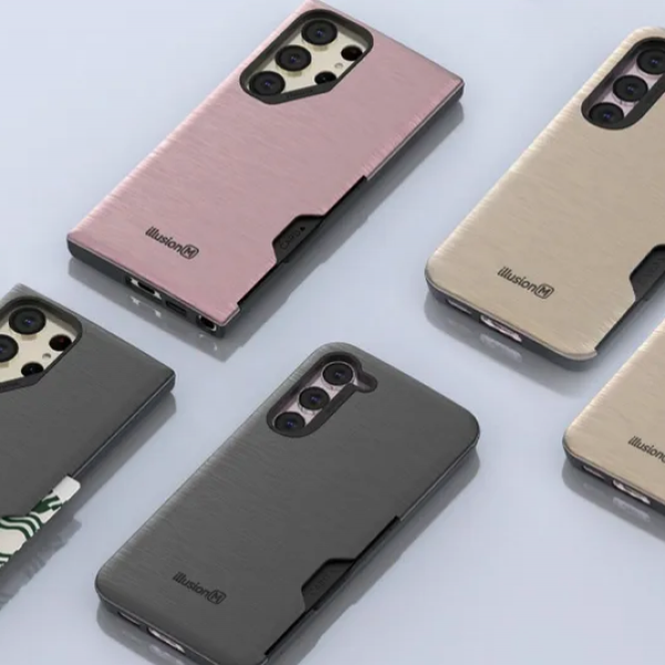 갤럭시A17 LTE/A17 5G (SM-A175/A176) 에디터 일루션 카드 메탈 범퍼 케이스