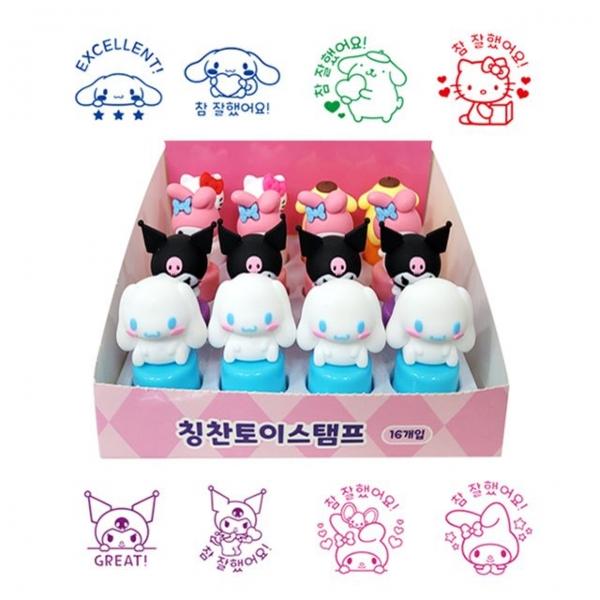 캐릭터즈 토이 스탬프 만년 칭찬도장 스템프
