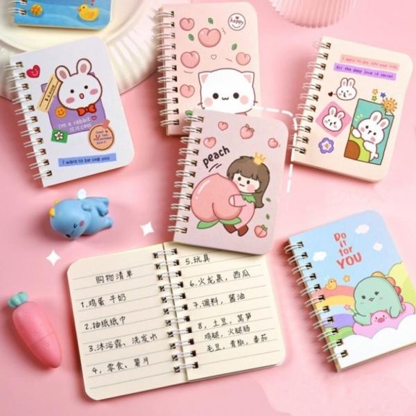 귀요미 캐릭터 수첩 스프링수첩 4종