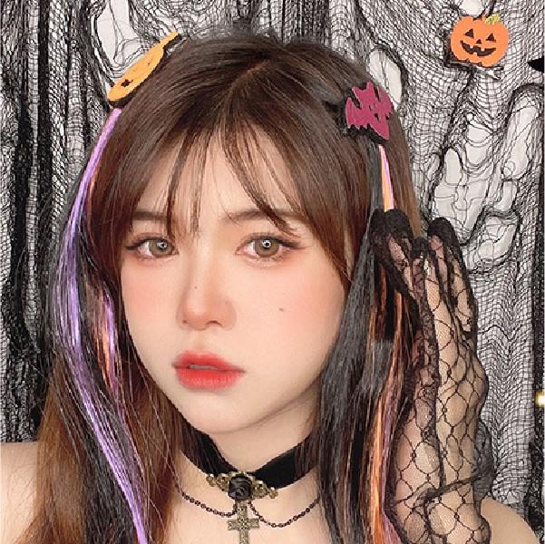 [지앤지] 할로윈 가발 머리핀
