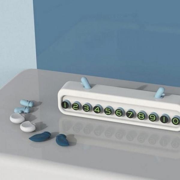 자동차 알림판 전화 주차 번호판 차량용 전화번호 번호