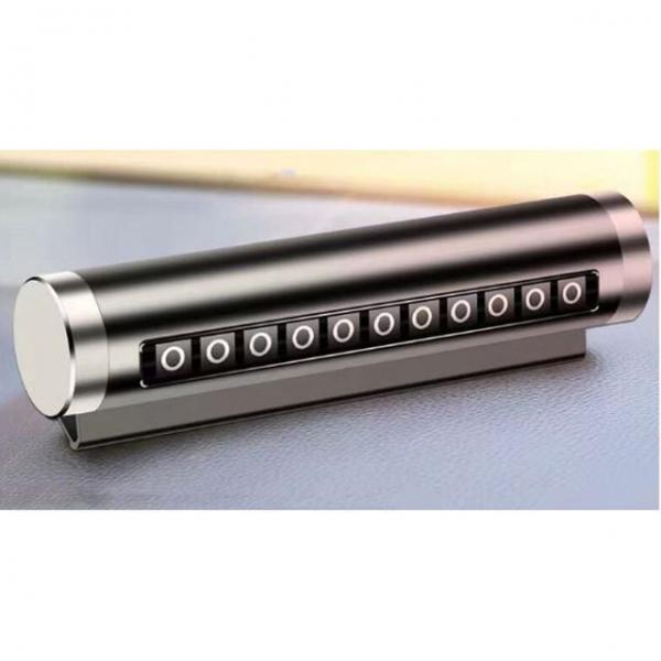 회전실 다이얼 자동차 주차 번호판 접착형 롤링 1P 차량용 전화번호