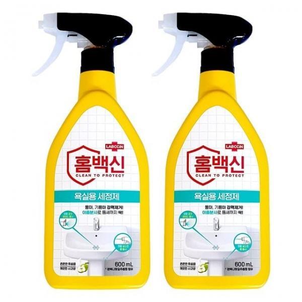 랩신 홈백신 욕실용 세정제 600ml X 2개