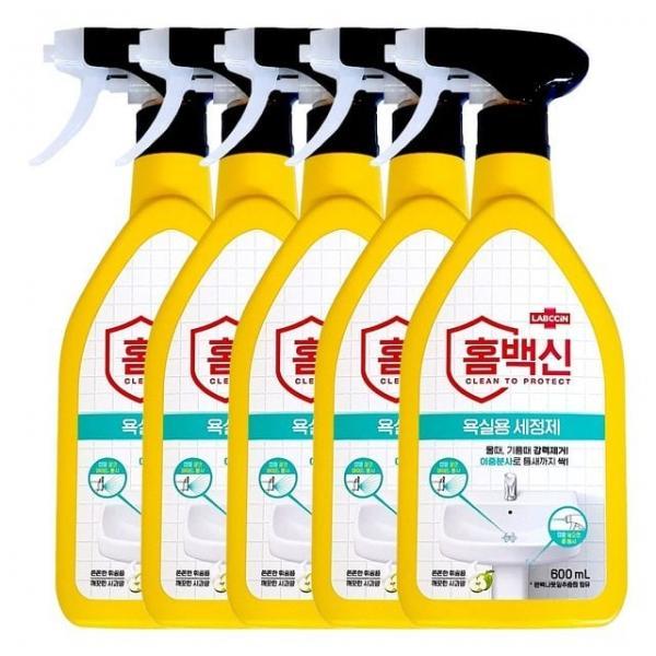 랩신 홈백신 욕실용 세정제 600ml X 5개