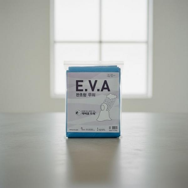 경량 EVA 다회용 비옷 코트형 야외 활동용 레인코트 랜덤 발송