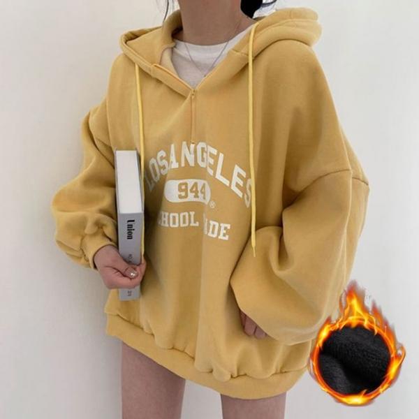 LKT010 레터링 기모 후드티