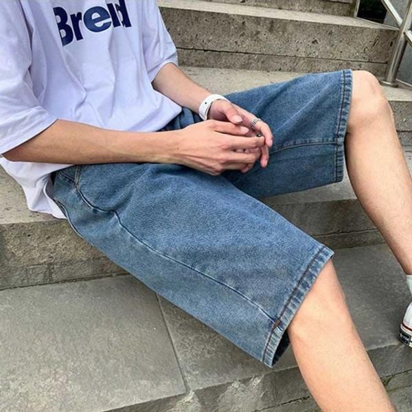 데일리 남성 밴딩 청반바지 데님 팬츠 TDR0054