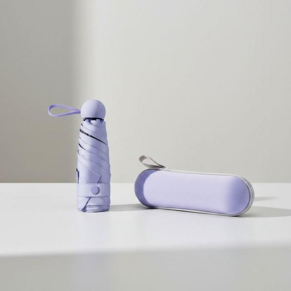 초경량 캡슐 양우산 자외선 차단 접이식 미니 양산 겸용 우산