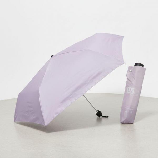 초경량 휴대용 55cm 자외선 차단 양우산 퍼플 겸용 우산