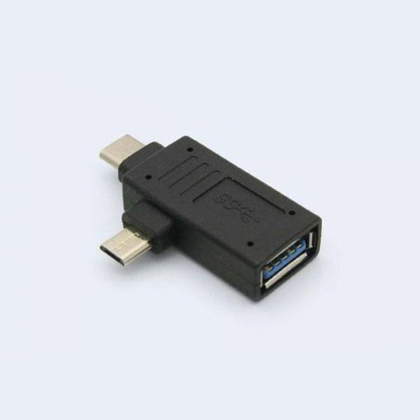 핸드폰 USB 3.0 젠더 C타입 5핀 변환 젠더 F형