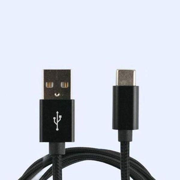 핸드폰 충전 케이블 C타입 USB2.0 변환케이블 블랙 2M