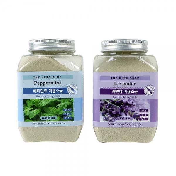450g 더허브샵 마사지 미용소금