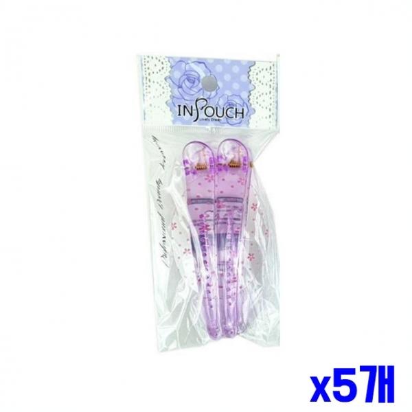간편 미용핀 대 2p x5개 머리고정핀 헤어고정핀