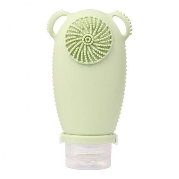 실리콘 세안 브러쉬 공병 100ml 2종세트 여행용 리필용기 케이스