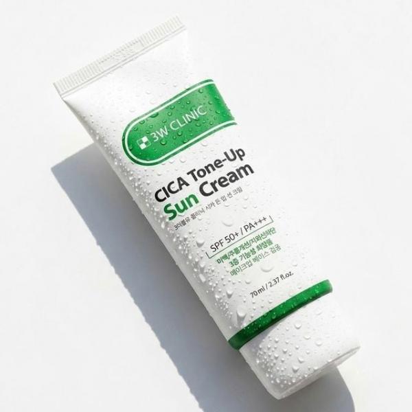 자외선도 막고 자연스럽게 톤보정 시카 선크림 70ml