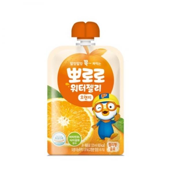 뽀로로 워터젤리 오렌지 120ml 20개
