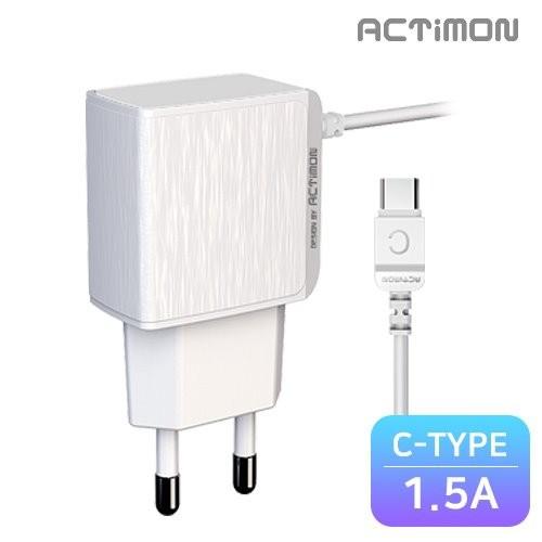 액티몬 가정용충전기 일체형1.5A C타입