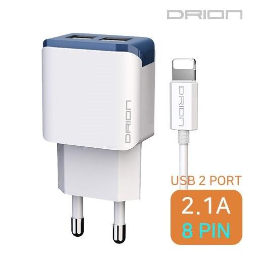 드리온 2.1A 2구분리형가정용충전기 8핀