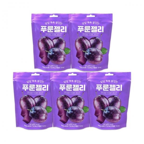 푸룬 큐브 젤리 60g x 5개