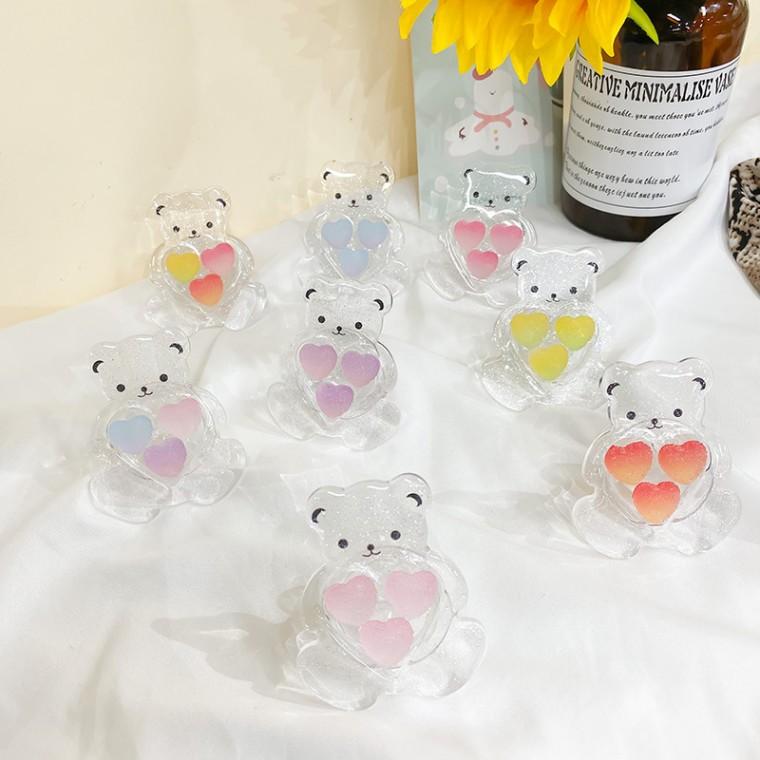 하트 젤리곰 투명 스마트톡 핑거톡 8종