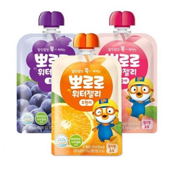 뽀로로 워터젤리 120ml 3종세트 30개입 구성