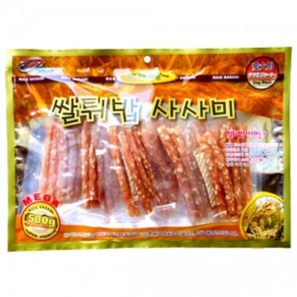 라이코스 강아지 간식 사시미 애견 간식 개껌 500g