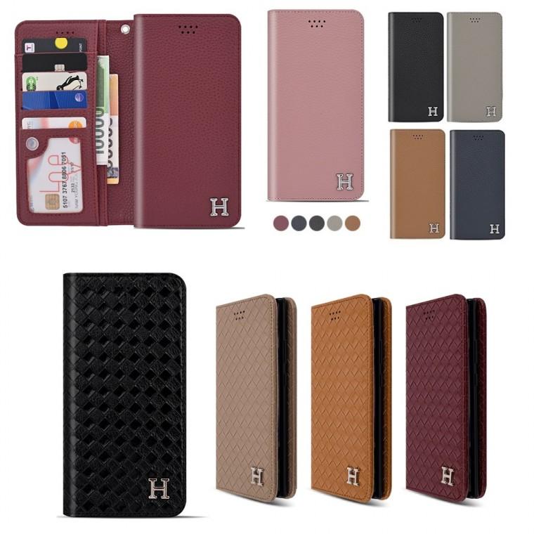 G-G) 가죽 라페니 (슬림 플립 다이어리) 카드 지갑 케이스/LG V30 V35/V300 V350