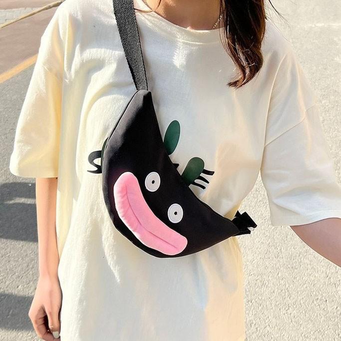 마우스 스마일 인형가방