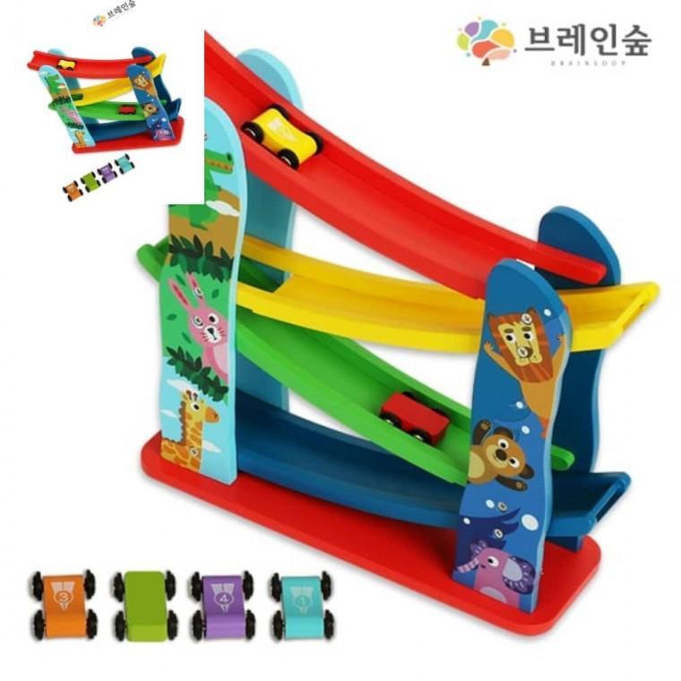 브레인숲 숲속친구 레이싱 경주 4살장난감 5세장난감 6세장난감 5세남아장난감