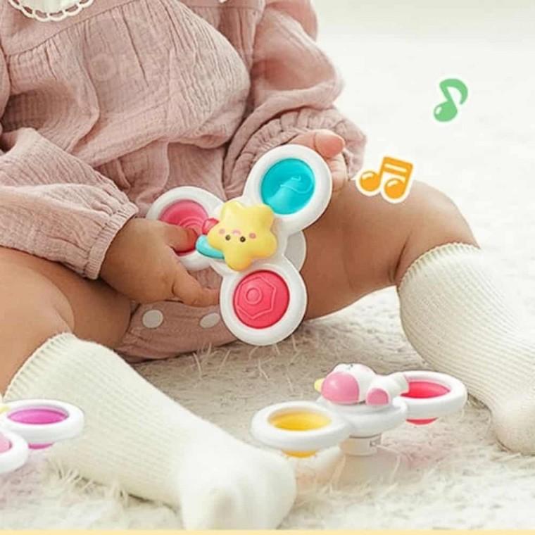 흡착식 딸랑이 장난감 애기딸랑이 아기장난감 신생아딸랑이 6개월아기장난감 유아딸랑이 아기딸랑이 촉감놀