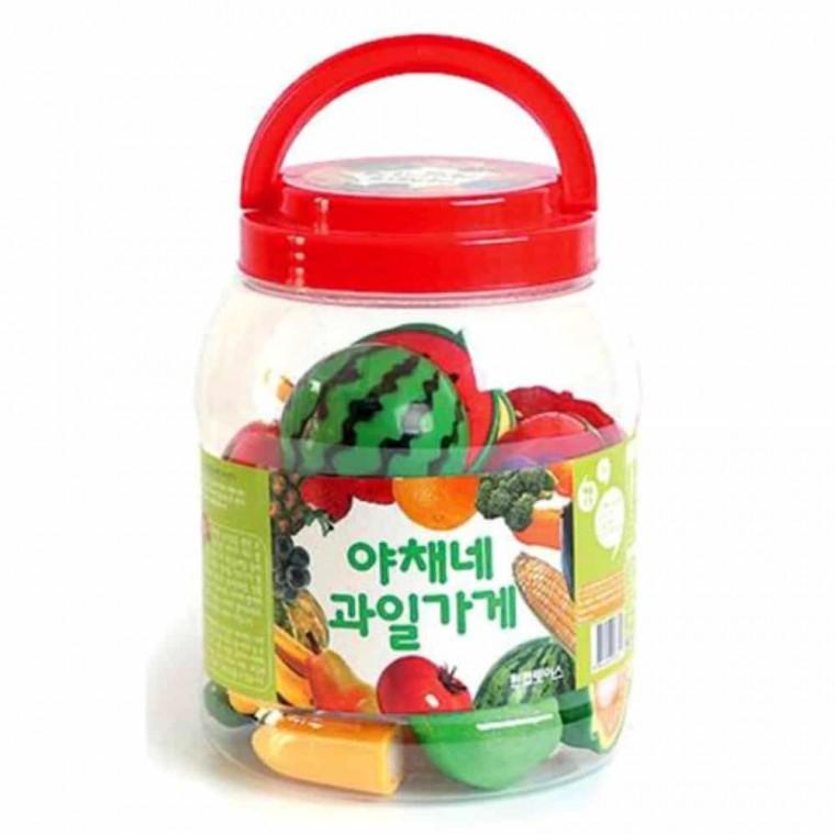 야채네 과일가게 아기과일장난감 과일야채자르기 미니과일모형 야채자르기장난감 채소모형 과일장난감 과일