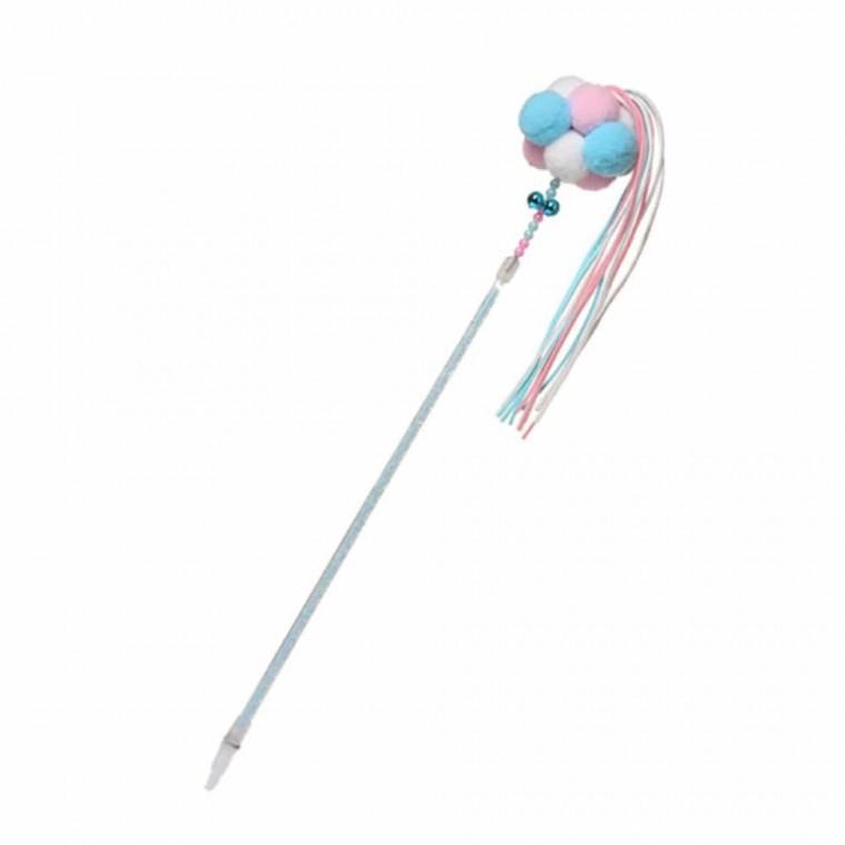 고양이 낚싯대 장난감 블루 고양이장난감낚시대 고양이낚시 고양이스틱장난감 고양이놀이 고양이사냥놀이