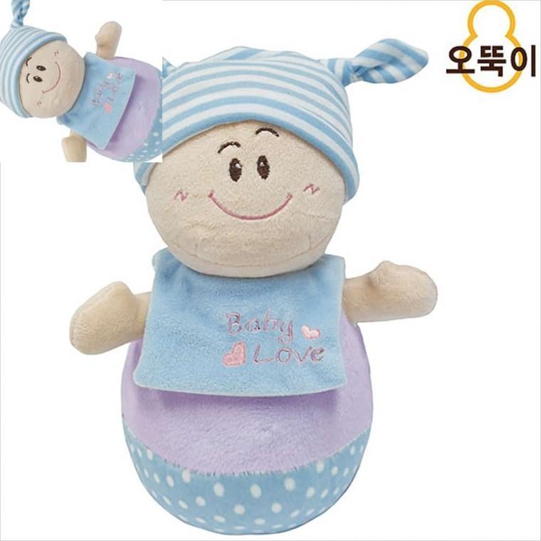 파랑 오뚝이 오뚝이인형 오뚝이장난감 오뚜기장난감 아기장난감오뚝이
