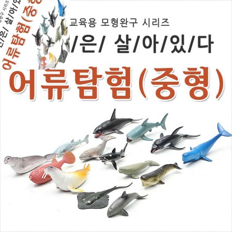 자연은살아있다 어류탐험 중형 유아목욕장난감 유아목욕놀이 욕조장난감 아기목욕장난감