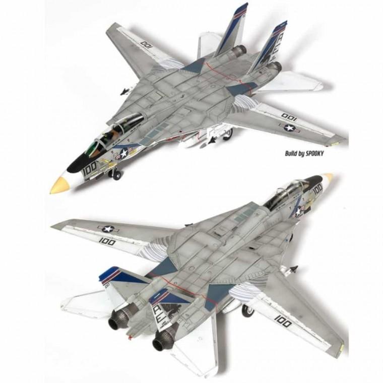 F-14A 퓨킨독스 1/72 프라모델 VF-143 성인조립장난감 비행기모형 전투기장난감 전투기만들기 비행기조립