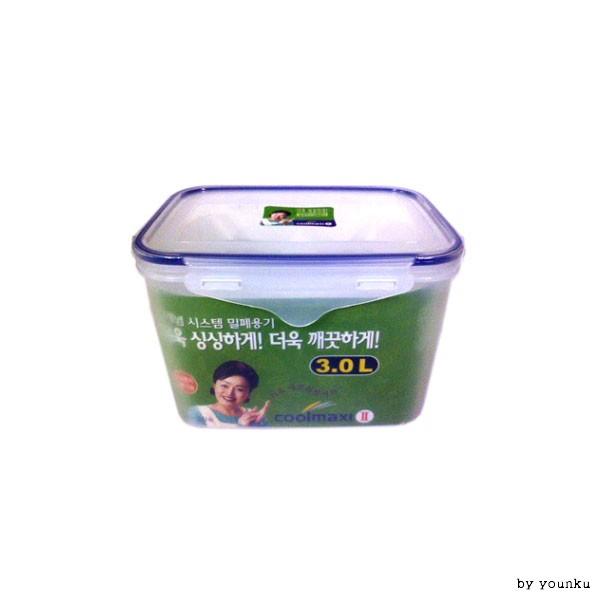 쿨맥시II 직사각13호(3L)/반찬통/찬통/도시락/김치통