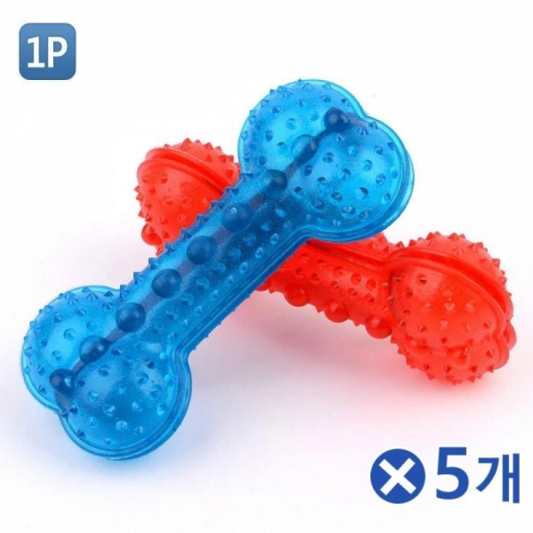 이갈이 강아지 치아 장난감 뼈다귀 애견 씹는 장난감 터그 놀이
