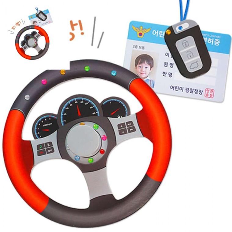 뛰뛰빵빵 자동차 운전놀이 4인용 핸들장난감 유아운전놀이 어린이운전놀이 카시트장난감
