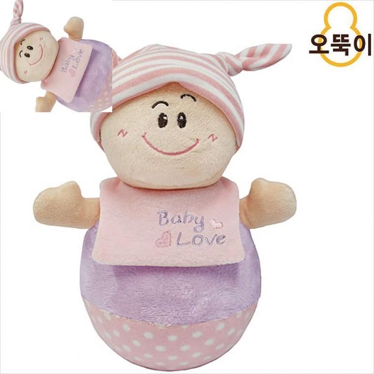 핑크 오뚝이 유아오뚝이장난감 영아오뚝이 오똑이인형 장난감오뚝이