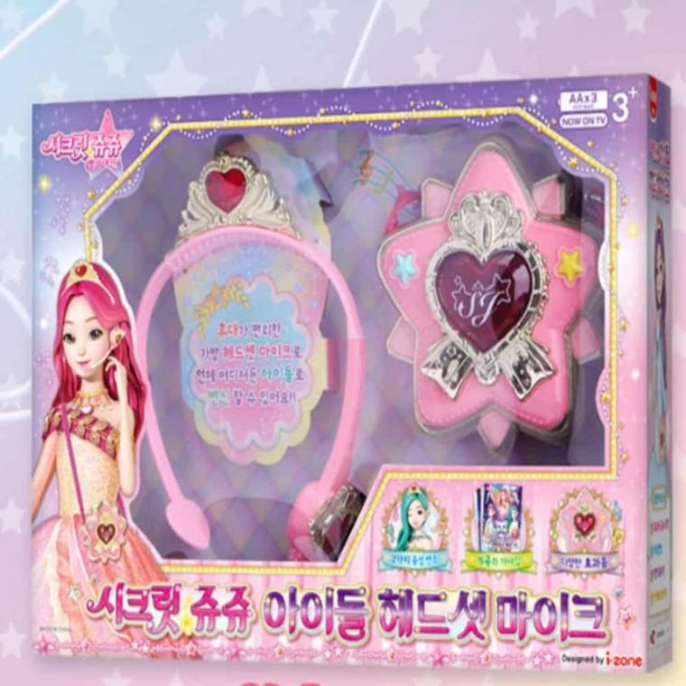 쥬쥬아이돌헤드셋마이크 악기놀이 노래방놀이 유아마이크 역할놀이 장난감마이크 노래방장난감 아기마이크
