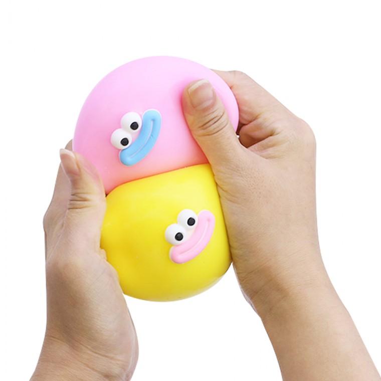빵쑥 말랑이 장난감 모찌 스트레스볼 해소 스퀴시 촉감놀이 2size